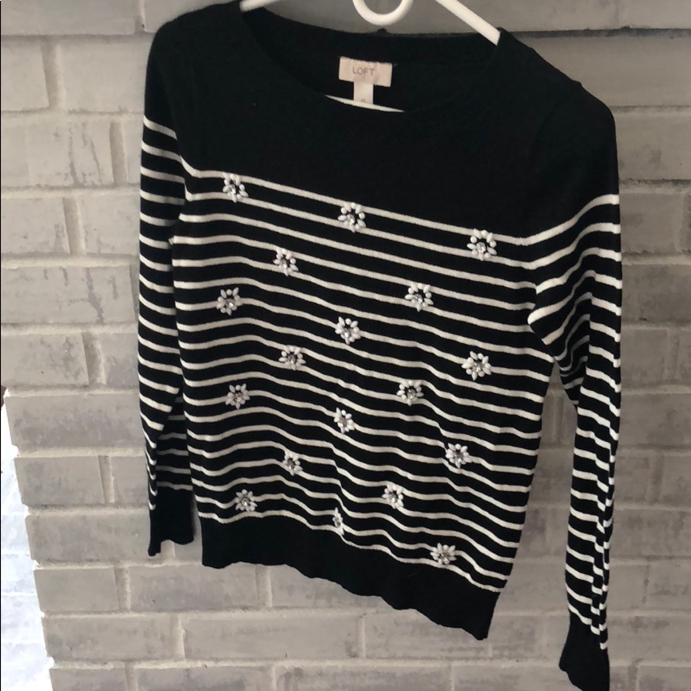 Loft embellished sweater